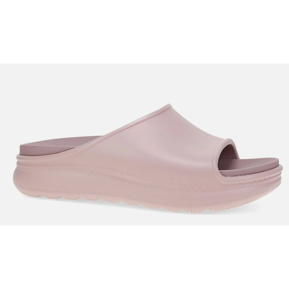 Dansko Devyn Mauve Blush Pink Platform Slide Recovery Sandals - Picture 2 of 12